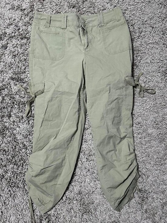 Venezia Pants - Venezia Green Cargo Baggy Pants Size 16
